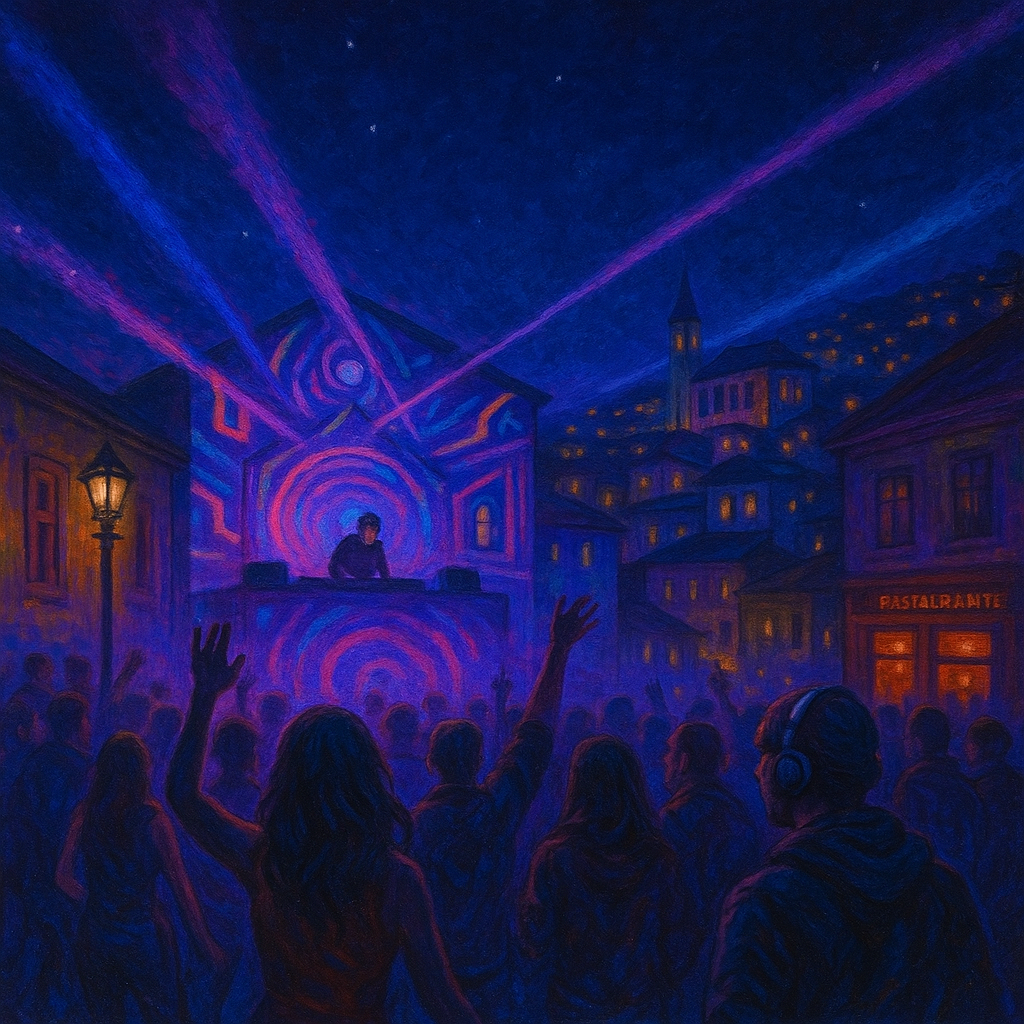 🎧 8. Electrocerro: Fiesta de Música Electrónica y Mapping Visual