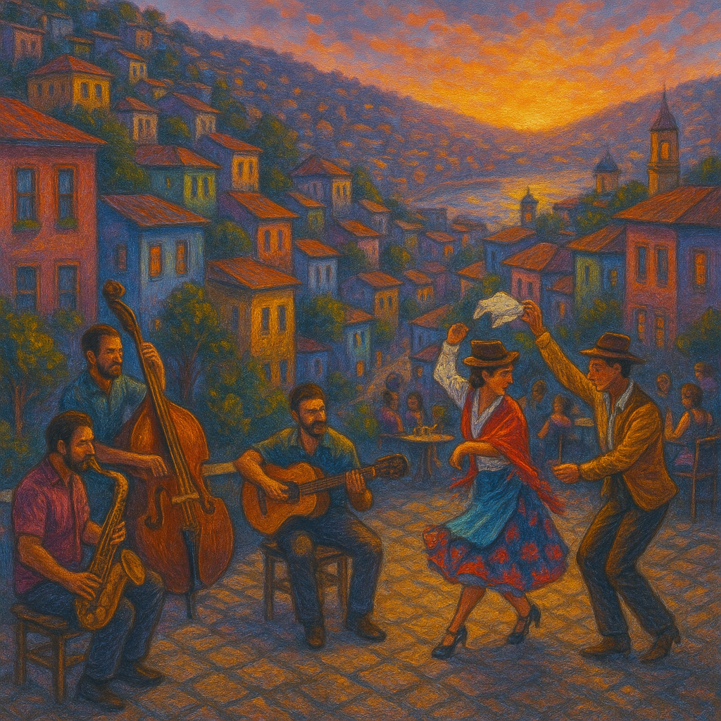 🎶 2. Jam de Jazz y Cueca Chora en el Cerro Bellavista
