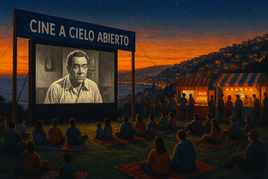 📽️ 4. Cine a Cielo Abierto: Clásicos Latinoamericanos en Playa Ancha