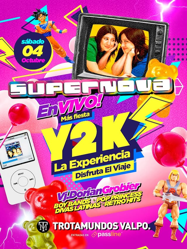 Las Supernova celebran fiesta en vivo con sonidos pop y noventeros
