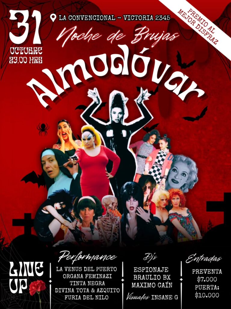 Noche Almodóvar – Edición Brujas